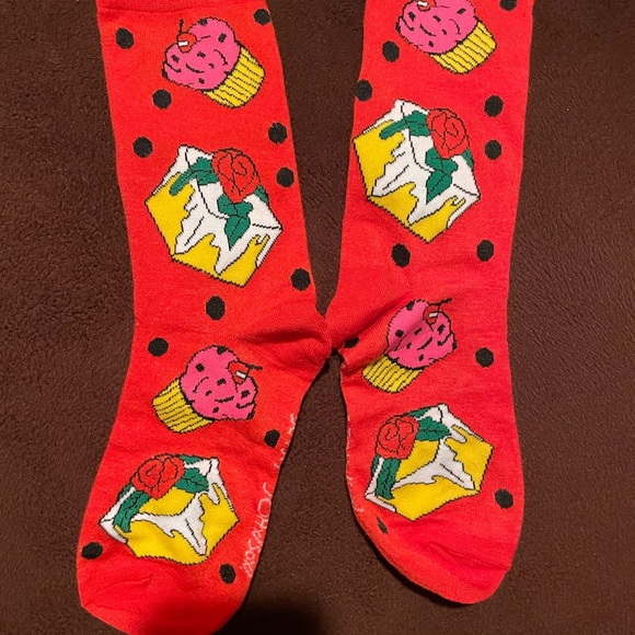 Betsey Johnson Accessories - Betsey johnson cake socks new